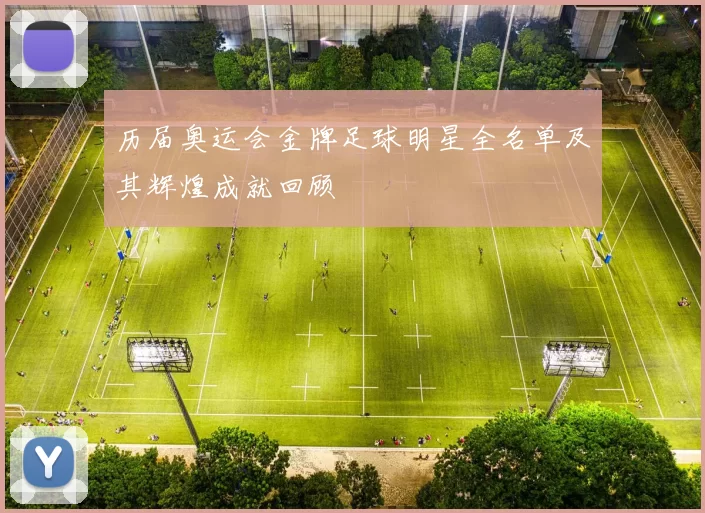 历届奥运会金牌足球明星全名单及其辉煌成就回顾