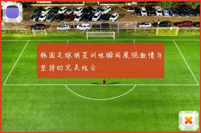 韩国足球明星训练瞬间展现激情与坚持的完美结合